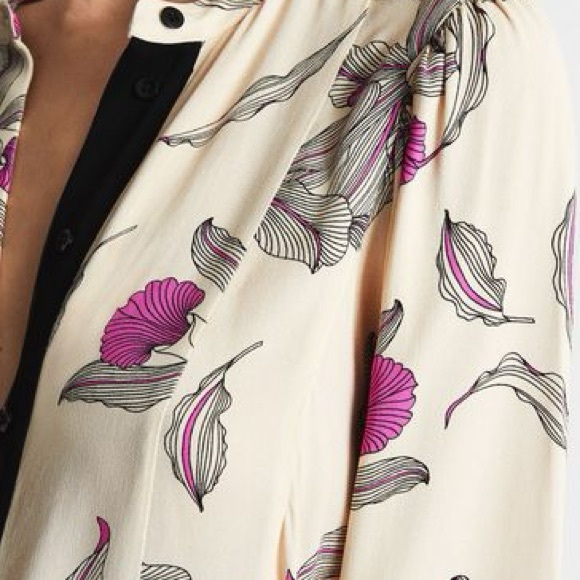 Reiss Zoe Floral Print Mini Dress with Pockets Size 4 - Picture 3 of 7